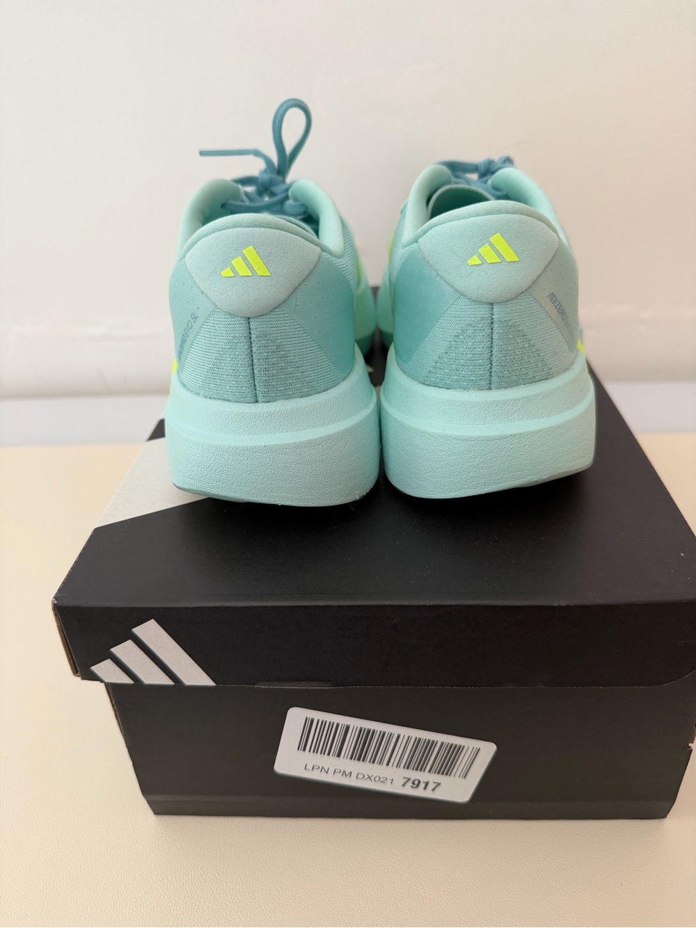 Adidas Adizero Evo SL Clear Mint / Lucid Lemon / Halo Mint - Picture 4 of 8